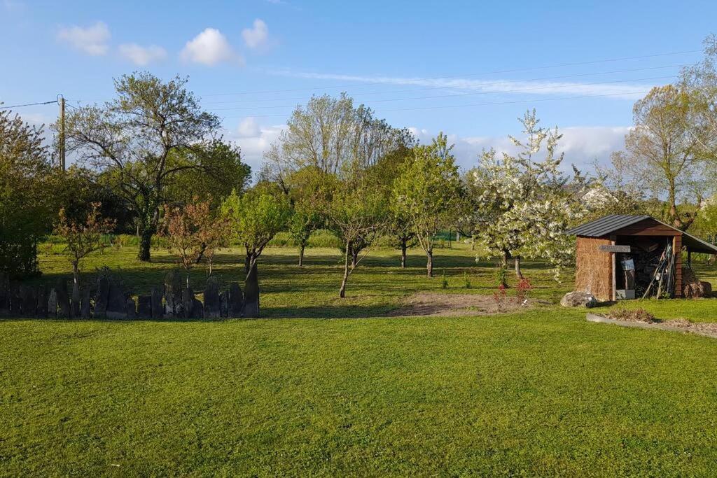 Chambre Dans Un Ecrin De Verdure Angrie Exteriör bild